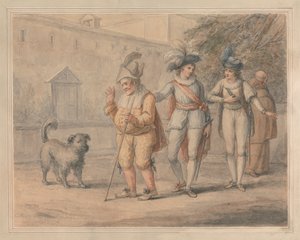 犬のカニを教えるローンス 作： Henry William Bunbury