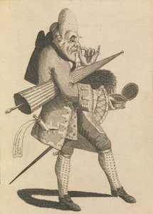 ムッシュ・ル・メドサン、1771 年 6 月 13 日。 作： Henry William Bunbury