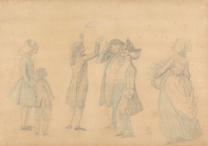気球 作： Henry William Bunbury