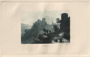 絵のようにロマンチックなラインランド：ニーデゲン、1928年。 作： Henry Winkles
