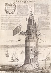エディストーン灯台、パブ。 C. 1762 作： Henry Winstanley