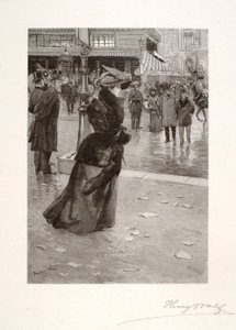 徹底したパリジェンヌ、イタリア大通り 作： Henry Wolf