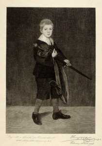 剣を持った少年 作： Henry Wolf