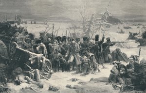 大陸軍の後衛を守るネイ元帥、1812年、1896年。