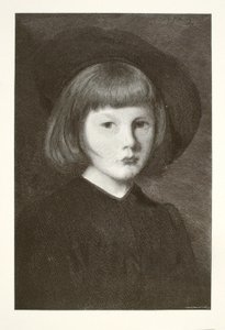 画家の息子ジェロームの肖像 作： Henry Wolf