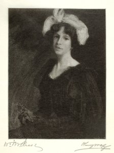 C夫人の肖像 作： Henry Wolf
