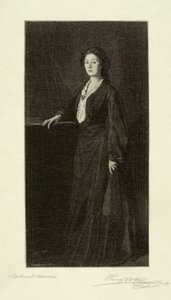 アンリ夫人の肖像 作： Henry Wolf