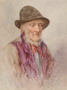 オールド・ハインド（水彩） 作： Henry Wright Kerr