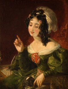 いたずらなペット、1814-1840。 作： Henry Wyatt