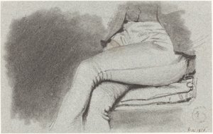 座っている人の足の研究 作： Henry Wyatt