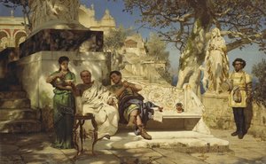 貴族のシエスタ、1881 作： Henryk Siemiradzki