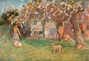 「子羊」、c1904 作： Herbert Alexander Collins