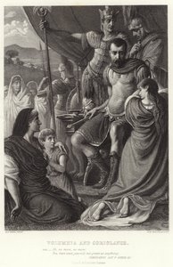 Volumnia and Coriolanus、Coriolanus、Act V、Scene III 作： Herbert Alfred Bone