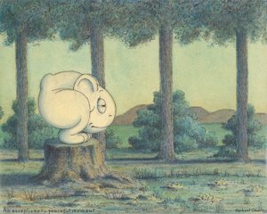 非常に平和な瞬間、1910年頃 作： Herbert E. Crowley