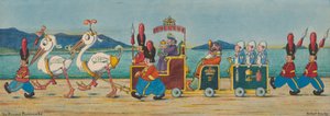 1910年頃の王子の遊歩道 作： Herbert E. Crowley