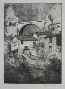 セントルイス橋、マントン 作： Herbert Gordon Warlow