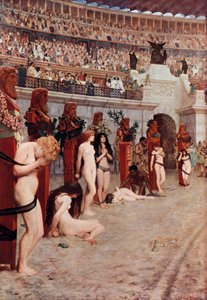 ライオンズへのクリスチャン 作： Herbert Gustave Schmalz