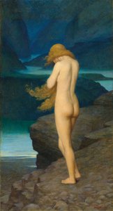 亡命中のイブ 作： Herbert Gustave Schmalz