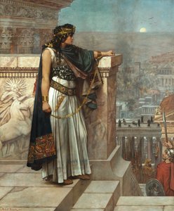 ゼノビアス、1888年にパルミラを最後に見て 作： Herbert Gustave Schmalz