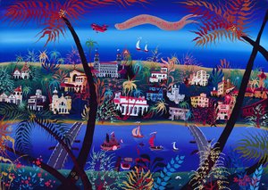 フロリダ州パームビーチ75周年 作： Herbert Hofer