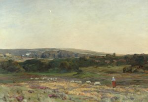 イブニングトワイライト、スタッドランド、ドーセット、1904