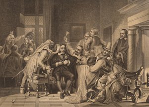 ガードルームのチャールズI.、1886年 作： Herbert Bourne