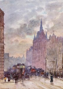 ホルボーン・ヒル（カラーリトグラフ 作： Herbert Menzies (after) Marshall