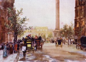 ノーサンバーランド・アベニュー（カラーリトグラフ 作： Herbert Menzies (after) Marshall