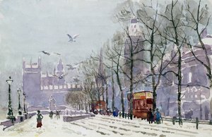 冬の日、ウェストミンスター（WC） 作： Herbert Menzies Marshall