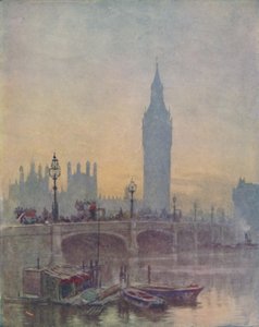 国会議事堂、ロンドン、1910 作： Herbert Menzies Marshall