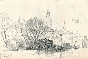 ホワイトホール、c1893 作： Herbert Menzies Marshall