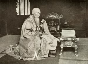 仏教の修道院長、1910年。 作： Herbert Ponting