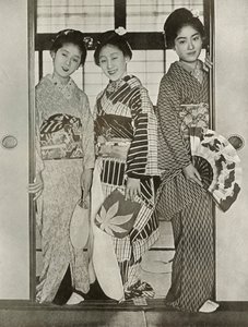 芸者、1910年。 作： Herbert Ponting