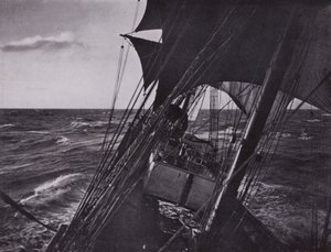ホームワードバウンド（モノクロ写真 作： Herbert Ponting