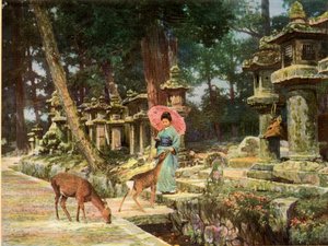 奈良、旧日本心、1910年。
