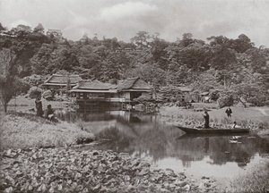 彦根の「葉景亭」イン＆ガーデン（モノクロ写真 作： Herbert Ponting