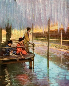 パープルウィスタリア、1910年。 作： Herbert Ponting