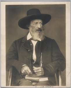 テニソン卿（ゼラチンシルバー写真 作： Herbert Rose Barraud