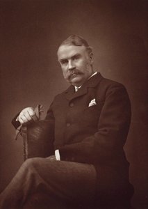 サー・ウィリアム・シュウェンク・ギルバートの肖像 1836-1911. 作： Herbert Rose Barraud