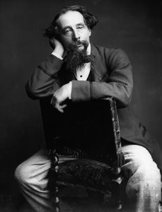 チャールズ ディケンズの肖像 1812 ～ 1870 年。