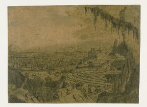 道路と苔むした枝の遠景 作： Hercules Segers