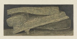 本のある静物 作： Hercules Segers