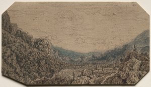 囲まれた谷、c。 1623-30。