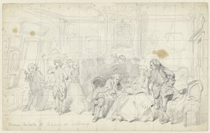 オランダの古民家で美術鑑賞 キャビネット・ド・タブロー（オブジェクトのタイトル） 作： Herman Frederik Carel ten Kate