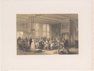 17世紀の結婚披露宴での乾杯 作： Herman Frederik Carel ten Kate