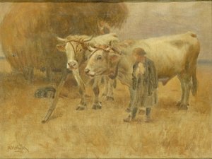 ハーベスターズ』のスケッチ 作： Herman Hartwich
