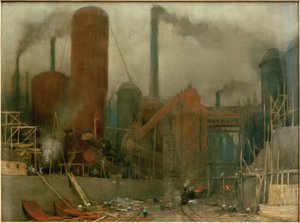 ペイネ近くのイルゼード炉の再建 作： Herman Heijenbrock