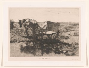 湿原の馬車 ヒースで（オブジェクトのタイトル） 作： Herman Johannes van der Weele