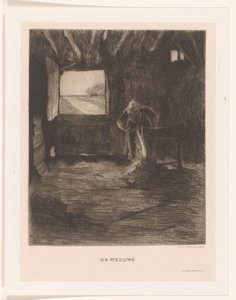 納屋の女 未亡人 (オブジェクトのタイトル) 作： Herman Johannes van der Weele