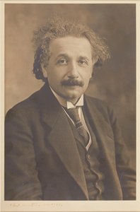 アルバート アインシュタインの肖像 1879 ～ 1955 年、1921 年。 作： Herman Mishkin